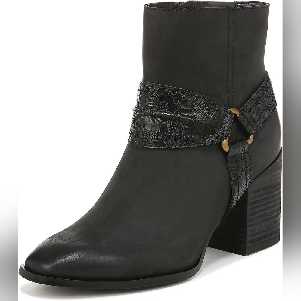 NEW Vionic Carnelia Leather Womens Water Resistant Boots 8.5